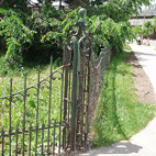 clôture qui fermait l'enclos du Sacré-Coeur